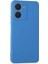 Vivo Y16 Kılıf First Silikon - Mavi 1