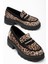 746-759 Leopar Günlük Yüksek Tabanlı Loafer Ayakkabı 5