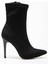 VRT-4811 Siyah Süet Yüksek Ince Topuklu Fermuarlı Kadın Bot 6