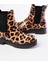 02-2137 Leopar Lastikli Günlük Kadın Bot 5