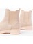 02-2137 Bej Süet Lastikli Günlük Kadın Bot 5