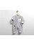 Im Goıng Nakışlı Peluş Tulum - Gri - 1 - 3 Ay - FLE215189-GRI-1 - 3 Ay Gri 1