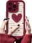 Apple iPhone 16 Cep Telefonu Kılıfı Için Şarap Kırmızısı Kalp Sky Eye Merdiven Kılıfı Avrupa ve Amerikan (Yurt Dışından) 1