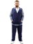 Mode Xl Büyük Beden Erkek Eşofman Altı Cepli Baskılı Sport 24516 Indigo 2