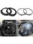 Jeep Wrangler Için Far Metal Halkası ile 7 Inç Yuvarlak Far Montaj Tespit Braket Halkası Seti Jk 2007-2017 (Yurt Dışından) 3