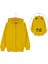 Arka Baskılı Kapüşonlu Iki Iplik Fermuarlı Sweatshırt - Hardal - 3 Yaş - ATA30677.0-HARDAL-3 Yaş Hardal 2