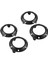 4pcs Yeni Ön Sis Lambası Siyah Kapak Çerçevesi 6400A739 Için Mitsubishi Outlander 2007 2008 2009 (Yurt Dışından) 1