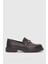 Ardell Metal Toka Aksesuarlı Kadın Loafer- Acı Kahve 1