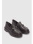 Ardell Metal Toka Aksesuarlı Kadın Loafer- Acı Kahve 4