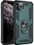iPhone 11 Pro Max Kılıf Sofya Yüzüklü Silikon Kapak - Yeşil 1