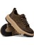 Erkek Hakiki Süet Haki Sneaker Ayakkabı - 25552MHAKC01 3