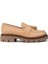 Kadın Bej Hakiki Deri Loafer Ayakkabı - F2267ZPDRE01 1