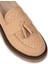 Kadın Bej Hakiki Deri Loafer Ayakkabı - F2267ZPDRE01 5