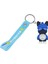 Figürlü ve Işıklı Silikon Anahtarlık - Supe Rock - Mavi 1