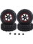 4pcs 96MM 1.9 Inç Kauçuk Lastikler/lastikler ve Eksenel SCX10 Için Tekerlek Jantları D90 Tamiya CC01 1:10 Rc Rock Crawler Araba, A (Yurt Dışından) 2