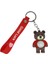 Figürlü ve Işıklı Silikon Anahtarlık - Yogi - Kırmızı 1
