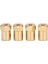 16PCS 5mm Ila 12MM Pirinç Birleştirici Tekerlek Hub Hub Hex Adaptörü Wpl B14 B16 B24 B36 C14 C24 Mn D90 D91 Rc Araba Yedek Parçaları (Yurt Dışından) 2