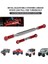 4x Metal Ayarlanabilir Direksiyon Bağlantısı Servo Bağlantı Çekme Çubuk Turnikili Mn D90 D99 Mn-90 Fj-45 1/12 Rc Araç Çağrı, Kırmızı (Yurt Dışından) 5