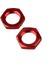 2x 17MM Yükseltme Tekerlek Hex Hub Somun Kapağı N10177 Rc1: 8 Model Araba, Kırmızı (Yurt Dışından) 4