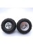 5 Pcs Rc Araba Parçası: 4pcs Rc Araç Metal Tekerlek Hub Tekerlekleri Jant ve 1 Pcs Elastik Bagaj Net Siyah (Yurt Dışından) 3