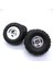 5 Pcs Rc Araba Parçası: 4pcs Rc Araç Metal Tekerlek Hub Tekerlekleri Jant ve 1 Pcs Elastik Bagaj Net Siyah (Yurt Dışından) 5