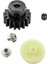 2 Set Rc Araç Değiştirme Parçaları: 1 Set Rc Araç Azaltma Dişli Setleri Wltoys 1/18 Rc Araç Parçaları ve 1 Set Yükseltme Metal 17T Motor Dişli Yedek Parçalar Pinyon Dişli Parçaları (Yurt Dışından) 1