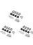 12PCS Römork Çekme Tokası Çekme Trençesi 1/10 Rc Rock Paletli Eksenel SCX10 Traxxas Trx4 Tamiya D110 Rc Araba Kamyonu (Yurt Dışından) 1