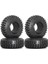 4pcs 108MM 1.9 Inç Lastik Lastik Lastik 1/10 Rc Paletli Araba Eksenel SCX10 Iı Iıı 90046 Trx4 D90 Redcat (Yurt Dışından) 3