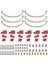 1 Set Yaprak Yay Sönümleme Süspansiyon Aksesuarları 1/16 Mn Wpl Model Arabası B36 B16 Jjrc Q60 Q63 Q75 Feıyu Kırmızı (Yurt Dışından) 1