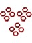 12PCS 17MM Yükseltme Tekerlek Hex Hub Somun Kapağı N10177 Rc1: 8 Model Araba, Kırmızı (Yurt Dışından) 1