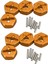 8x Alüminyum Alaşım 12MM Birleştirici Tekerlek Hub Hex Adaptör Wltoys Için Yükseltmeler 144001 1/14 Rc Araba Yedek Parçaları, Sarı (Yurt Dışından) 1