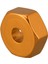 8x Alüminyum Alaşım 12MM Birleştirici Tekerlek Hub Hex Adaptör Wltoys Için Yükseltmeler 144001 1/14 Rc Araba Yedek Parçaları, Sarı (Yurt Dışından) 5