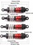 1 Set Rc Araç Metal Şok Emici Scy Için 1/16 Mjx H16H 14301,14210 1/16 1/12 1/14 Yükseltme Parçaları Aksesuarları 75MM 81MM C (Yurt Dışından) 2