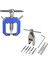 Motor Pinyon Dişli Çekme Çıkma Araçları Set Rc Motor Dişli Çekme Aracı Evrensel Motor Pinyon Dişli Çekme Çıkarma Seti Mavi (Yurt Dışından) 1