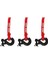 3x Metal Römork Kancası Vinç Kancası ile Vinç Çekme Etiketi 1/10 Rc Paletli Araba Eksenel SCX10 Traxxas Trx4 Parçaları (Yurt Dışından) 1