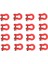 16PCS Metal Tampon Römorku Kanca Çekme Kabı Kurtarma Kancası 1/24 Rc Paletli Araba Eksenel SCX24 Yükseltme Parçaları Aksesuarları (Yurt Dışından) 1