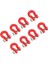 16PCS Metal Tampon Römorku Kanca Çekme Kabı Kurtarma Kancası 1/24 Rc Paletli Araba Eksenel SCX24 Yükseltme Parçaları Aksesuarları (Yurt Dışından) 4