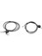 2 Pcs Gym Cilt Halat Ağır Dereceli Çelik Wirerope Ev Kablo Makinesi Fitness Kasnak Aksesuarları 3.0m ve 1.8m (Yurt Dışından) 4