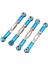 Wltoys Için 21X 144001 1/14 Rc Araba Yedek Parçalar Metal Bağlantı Servo Çekme Çubuk Direksiyon Çubuğu Seti, Mavi (Yurt Dışından) 4