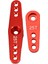 Futaba Savox için 2x 25t Alüminyum RC Servo Kol Korna Xcore HL HSP HD Güç RC Araçları Kırmızı (Yurt Dışından) 2