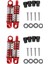 4pcs 1/28 Rc Wltoys Rc Araç K969 K989 K999 P929 4WD Kısa Kurs Drift Araba Yükseltme Parçaları-Kırmızı (Yurt Dışından) 1