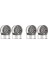 8pcs 1.55 Metal Beadlock Wheel Jant Hub 1/10 Rc Craıl Araç Axıal Yetı Jr 90069 RC4WD D90 Tf2 Tamiya CC01 LC70 Mst, 3 (Yurt Dışından) 1