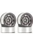 8pcs 1.55 Metal Beadlock Wheel Jant Hub 1/10 Rc Craıl Araç Axıal Yetı Jr 90069 RC4WD D90 Tf2 Tamiya CC01 LC70 Mst, 3 (Yurt Dışından) 2