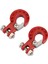 4pcs Metal Römork Kancası Vinç Kanca Dekorasyonu 1/10 Rc Paletli Araba Eksenel SCX10 Traxxas Trx4 RC4WD D90 Yükseltme Parçaları, 1 (Yurt Dışından) 2