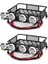 2x Metal 115x107mm Bagaj Taşıyıcı Çatı Rafı Tamiya CC01 CR01 RC4WD D90 Eksenel SCX10 1/10 (Yurt Dışından) 1