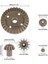 16 Pcs Wltoys Için Metal Dişli Diferansiyel Sürüş Dişleri 144001 12428 &amp; 1set 1/14 Uzaktan Kumanda Diferansiyel Kupaları (Yurt Dışından) 4
