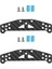 2x Karbon Fiber Ön Arka Şok Kulesi Tamiya TT01 Tt-01 1/10 Rc Off Yol Araç Isimleri Parçaları (Yurt Dışından) 1