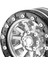 Metal 1.9 Inç Beadlock Wheel Jant Dış Çap Rc 1/10 12MM Altı Paletli Araba Eksenel SCX10 90047 CC01 Trx4, Gümüş (Yurt Dışından) 3