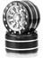 Metal 1.9 Inç Beadlock Wheel Jant Dış Çap Rc 1/10 12MM Altı Paletli Araba Eksenel SCX10 90047 CC01 Trx4, Gümüş (Yurt Dışından) 5