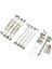 48X Metal Şasi Çekme Çubukları Bağlantı MN D90 D91 D96 D99 D99S MN90 MN99S 1/12 Gümüş (Yurt Dışından) 3